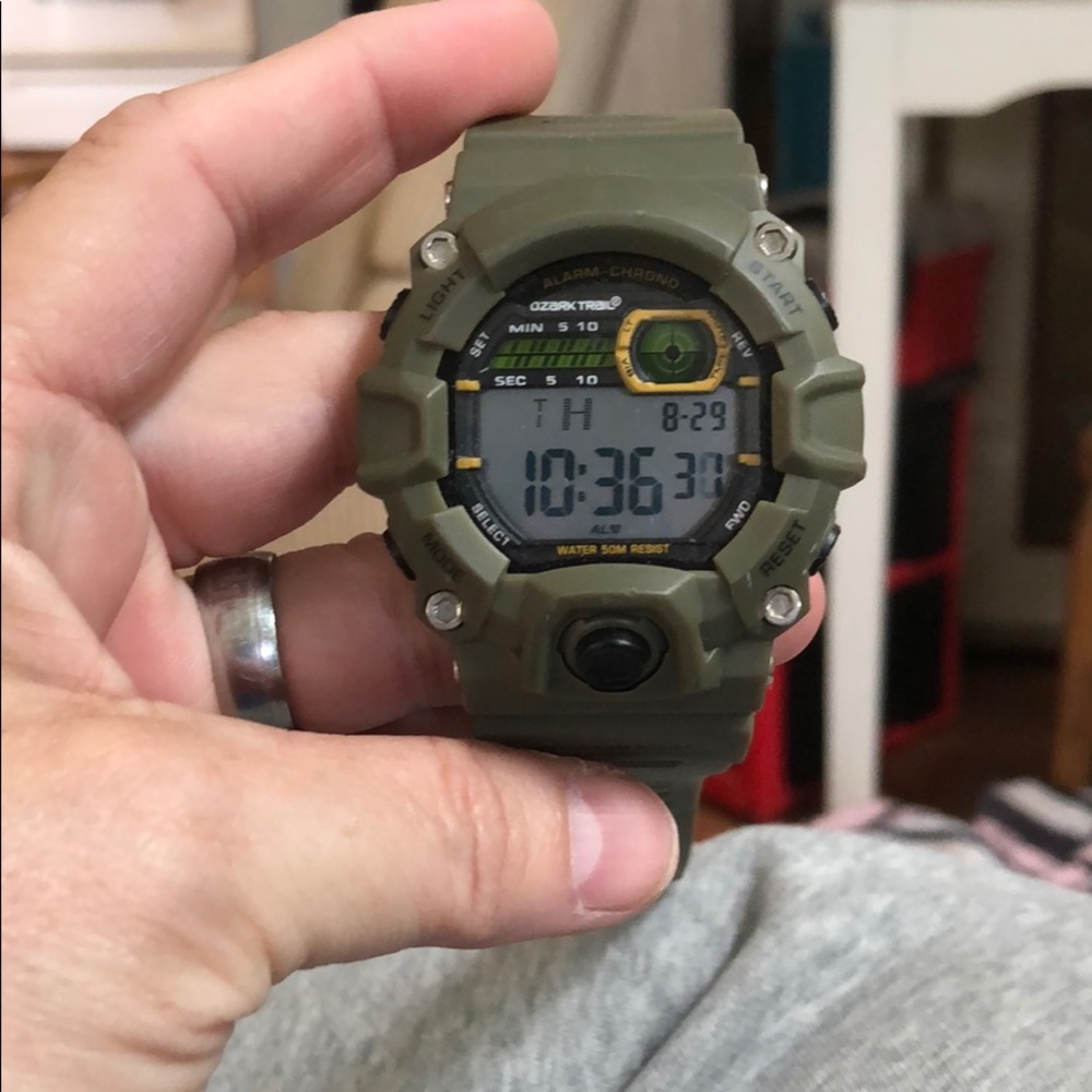 Men watch